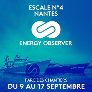 Venez découvrir ENERGY OBSERVER à Nantes du 9 au 17 septembre 2017 (entrée libre)